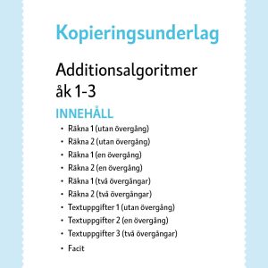 Additionsalgoritmer åk 1–3 - Image 2