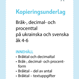 Bråk, decimal- och procenttal på ukrainska och svenska - Image 2