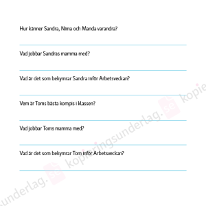 Träna inför de nationella proven i svenska åk 3, Läsa, skriva och språkbruk - Image 5