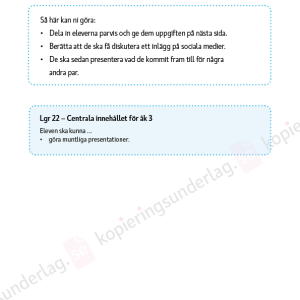 Träna inför de nationella proven i svenska åk 1-3, Tala, lyssna, samtala - Image 5