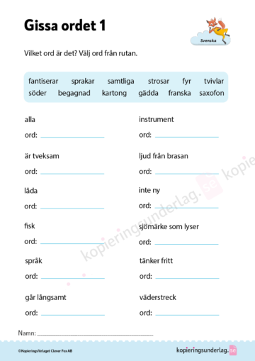 Jag är klar! svenska åk 3 - Bild 8