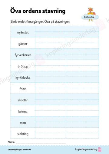 Kan du orden? vt åk 4 - Bild 6