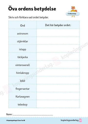 Kan du orden? vt åk 6 - Bild 4