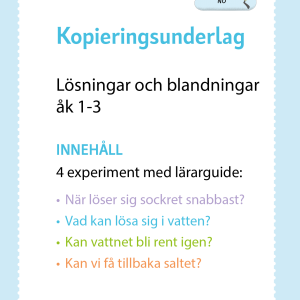 Experiment om lösningar och landningar
