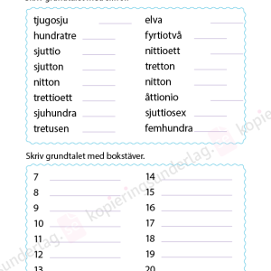 Räkneord åk 2-5 - Image 4