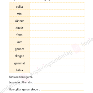 Veckans 10 ord vt åk 1 - Image 6