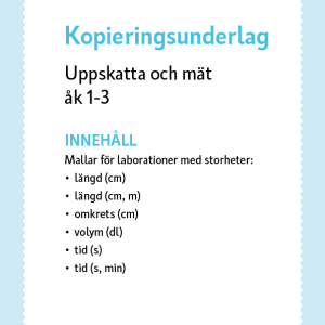 Uppskatta och mät längd, volym, tid åk 1-3 - Image 2