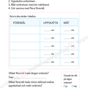 Uppskatta och mät längd, volym, tid åk 1-3 - Image 5