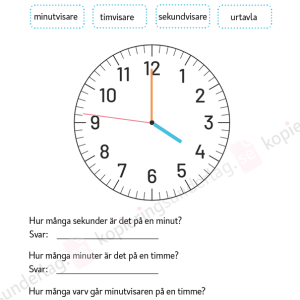 Klockan analog åk 1–3 - Image 3