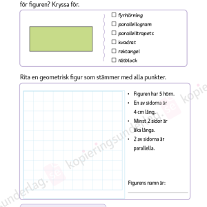 Träna inför de nationella proven åk 6 - geometri, sannolikhet och statistik - Image 3