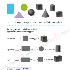 Träna inför de nationella proven åk 6 - geometri, sannolikhet och statistik - Image 4