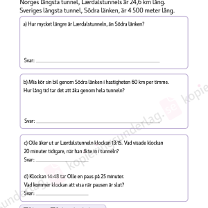 Träna inför de nationella proven åk 6 - geometri, sannolikhet och statistik - Image 5
