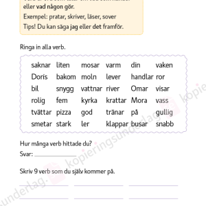 Verb åk 4-6 - Image 3
