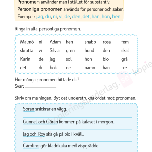 Pronomen åk 3-6 - Image 3