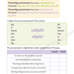 Pronomen åk 3-6 - Image 5