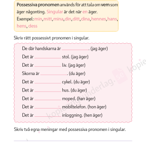 Pronomen åk 3-6 - Image 6