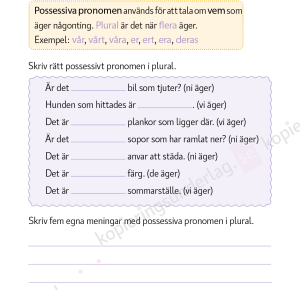 Pronomen åk 3-6 - Image 7