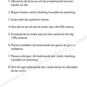 Texttyper beskrivande texter åk 4-6 - Image 4