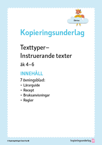 instruerande texter