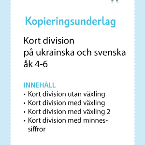 Kort division på ukrainska och svenska åk 4-6 - Image 2