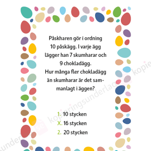 Tipspromenad med påskmatte åk 4–6 - Image 3