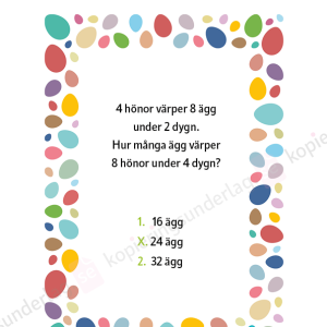 Tipspromenad med påskmatte åk 4–6 - Image 4