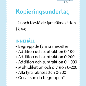Läs och förstå de fyra räknesätten åk 4-6 - Image 2