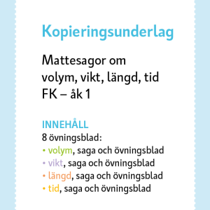 Mattesagor om volym, vikt, längd och tid FK-åk 1 - Image 2