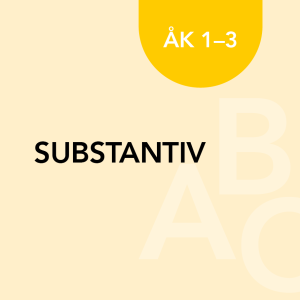 Substantiv åk 1-3