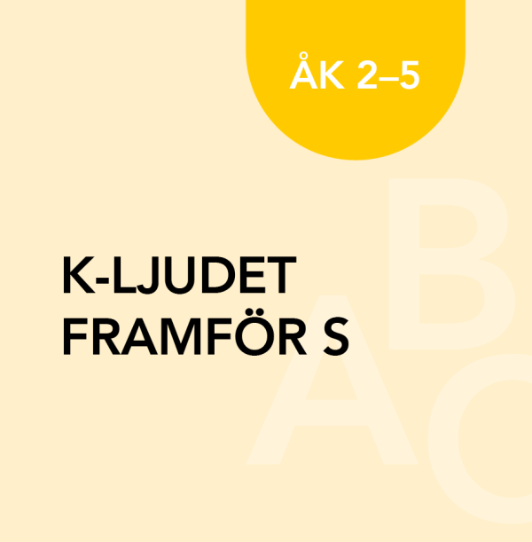 K ljudet framför s åk 2-5
