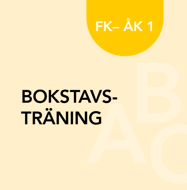 Bokstavsträning FK-åk 1