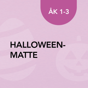 Halloweenmatte åk 1–3