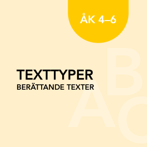 Texttyper berättande texter åk 4–6