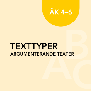 Texttyper argumenterande texter åk 4-6
