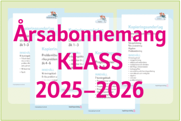 Årsabonnemang KLASS 2025-2026