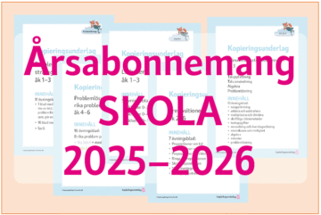 Årsabonnemang SKOLA 2025-2026
