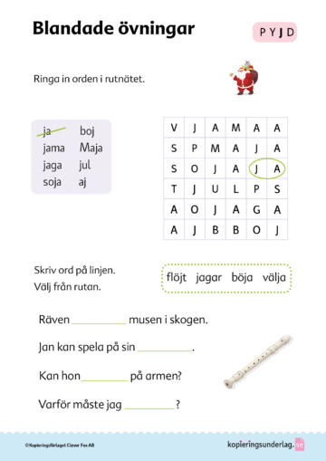 Från bokstav till ord 3, bokstäverna BÖHGPYJD - Bild 8