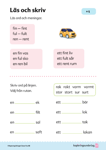 Från bokstav till ord 3, bokstäverna BÖHGPYJD - Bild 5