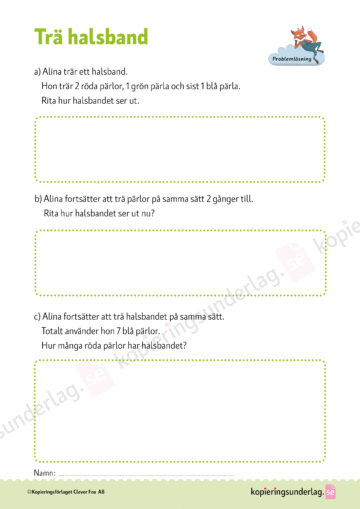 Problemlösning rika problem åk 3-4 - Bild 3